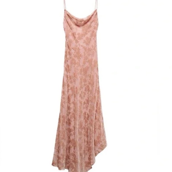 Elegant Pink Floral Dress from Mango - Picture 3 of 4